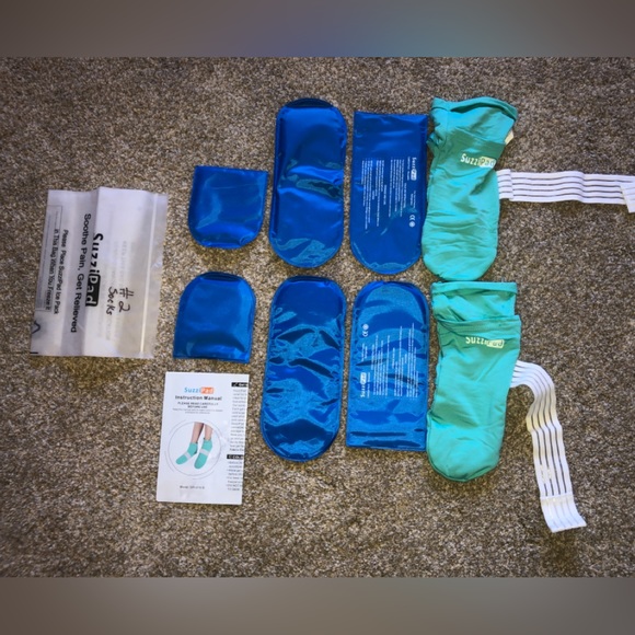 Two Pairs of Suzzipad Chemotherapy Cold Therapy Socks for Foot Pain Relief - Picture 9 of 9